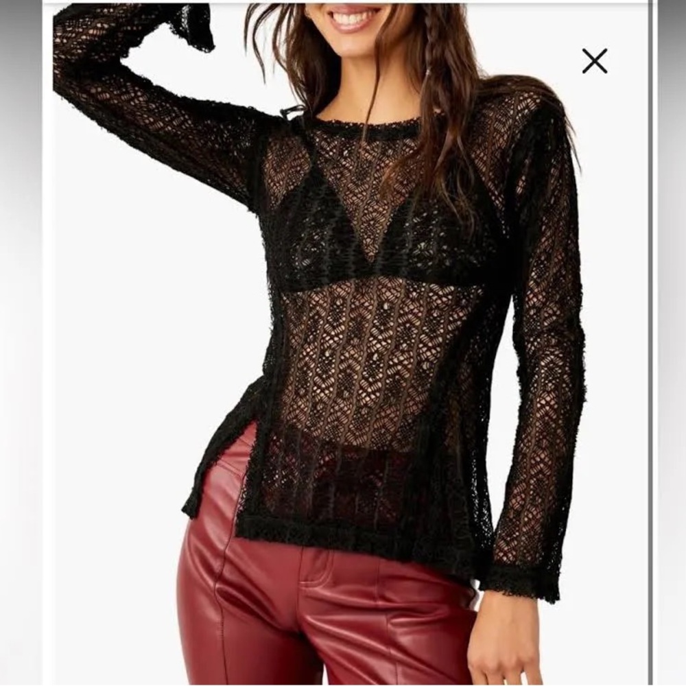 Free people Crochet top